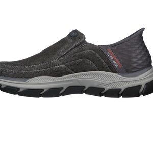 Skechers Men's Loafers - Charcoal and Black